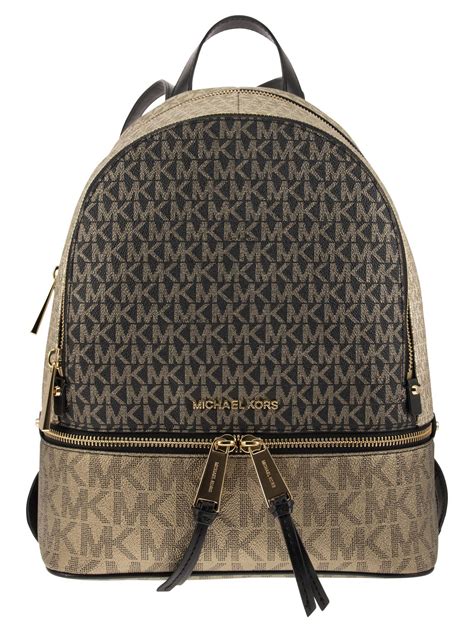 Amazon.com: Michael Kors Rhea Medium Leather Backpack